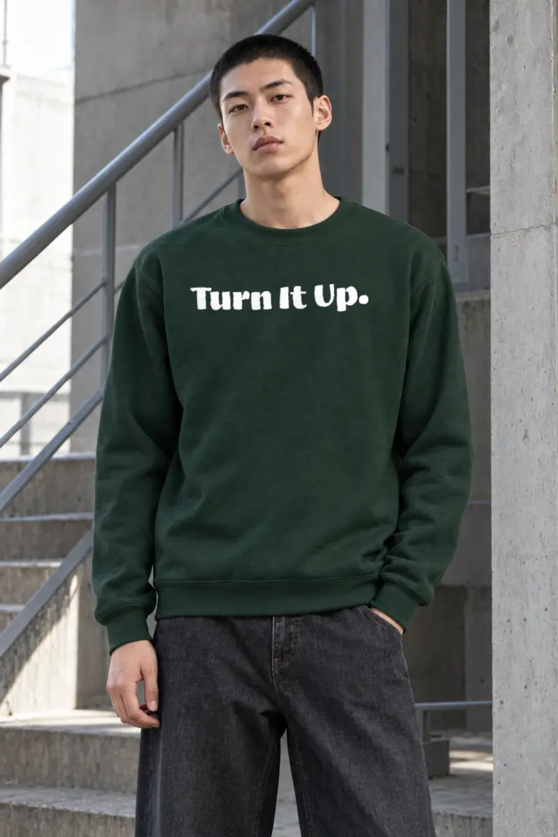 "Faint Gray Blank" Heavy Blend Unisex Crewneck Sweatshirt