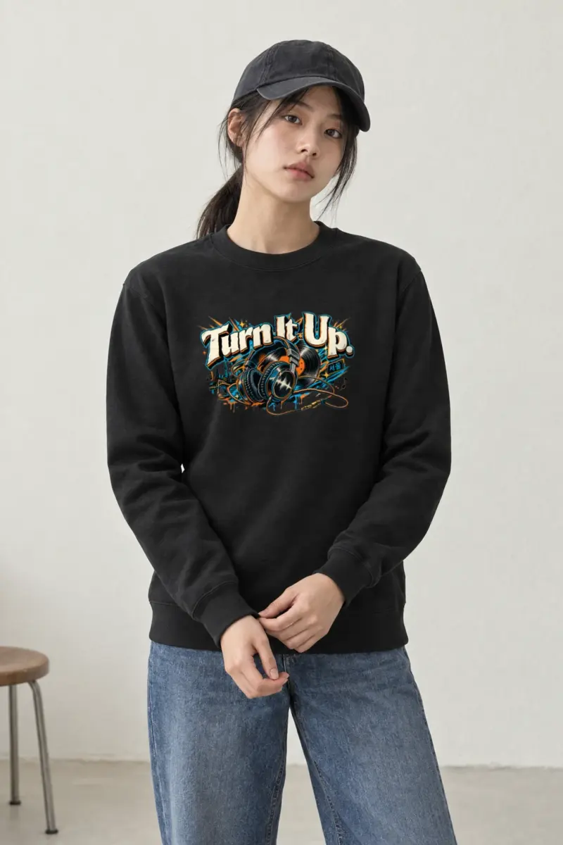 "Turn It Up Seoul Edition" Heavy Blend Unisex Crewneck Sweatshirt
