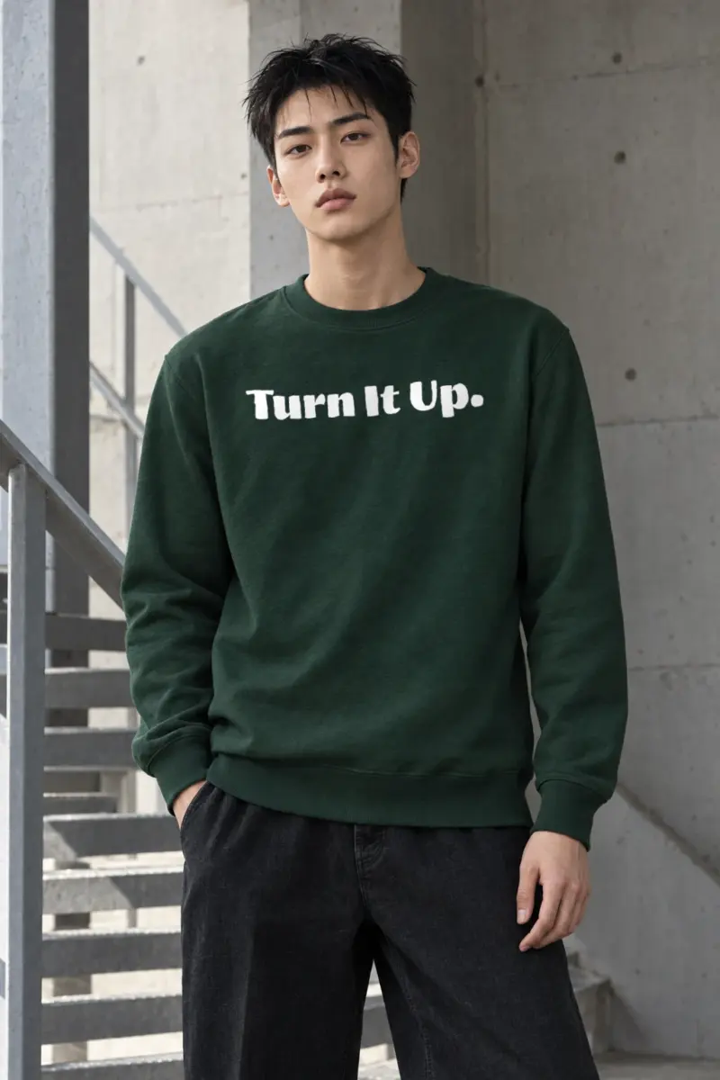"Faint Gray Blank" Heavy Blend Unisex Crewneck Sweatshirt