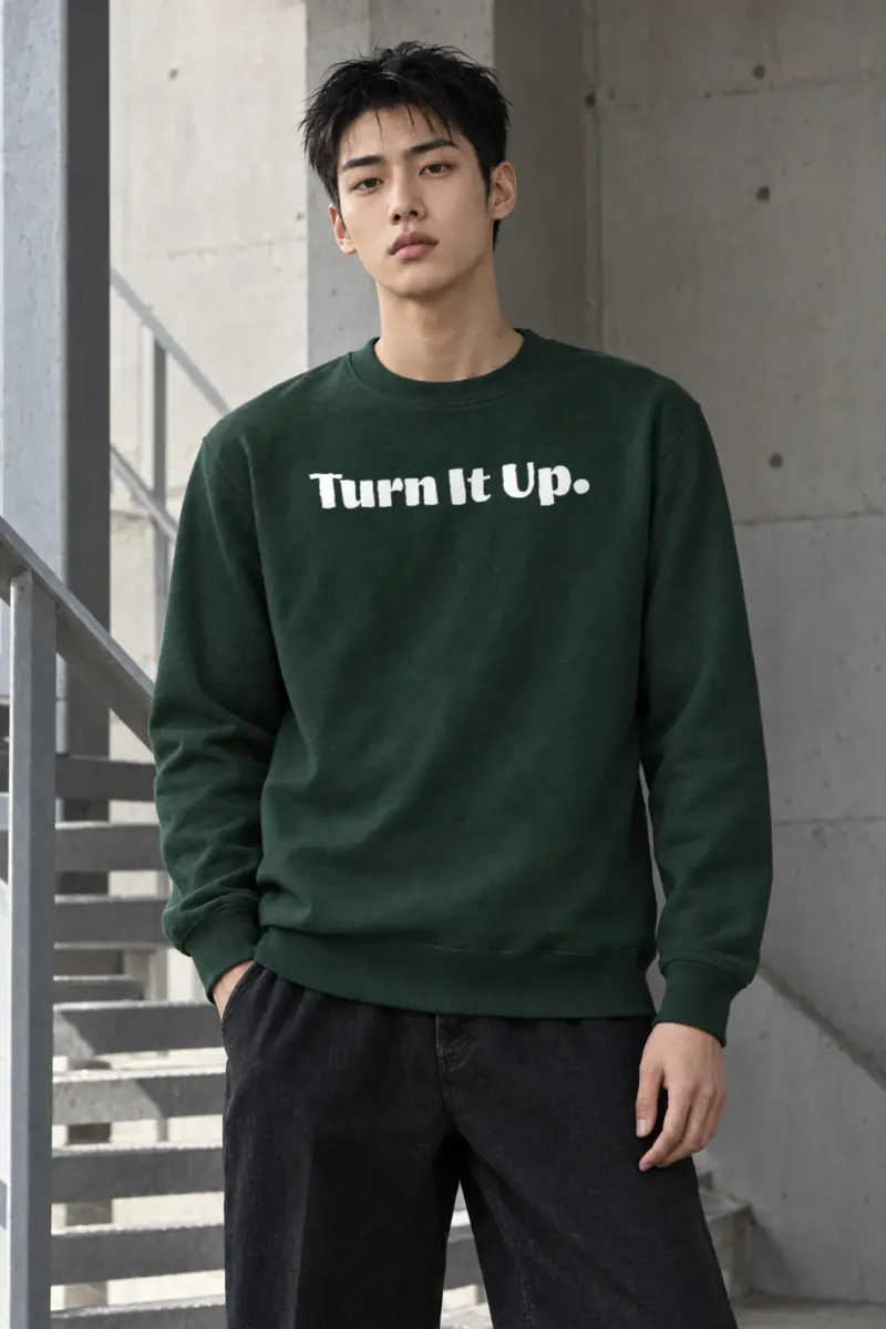 "Faint Gray Blank" Heavy Blend Unisex Crewneck Sweatshirt
