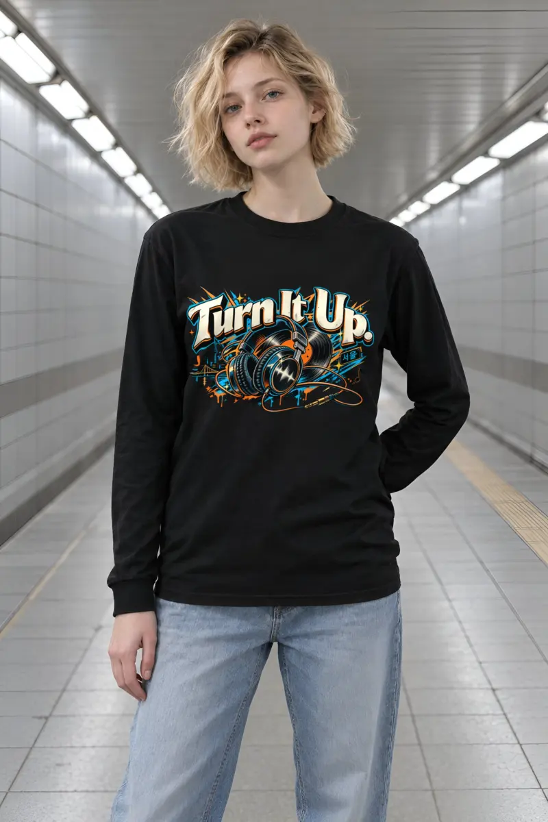 "Turn It Up Seoul" Unisex Longsleeve T-shirt