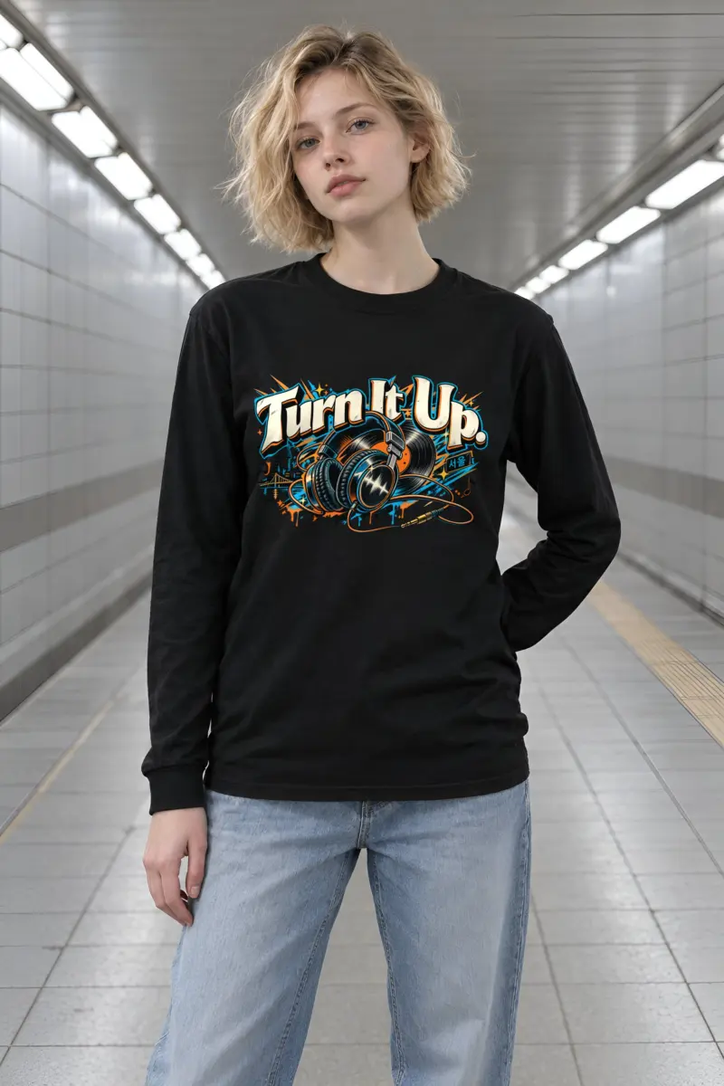 "Turn It Up Seoul" Unisex Longsleeve T-shirt