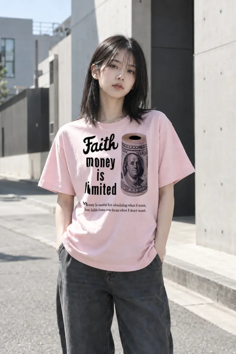 “Faith Frees Me” Heavyweight Unisex Crewneck T-shirt | Gildan 5000