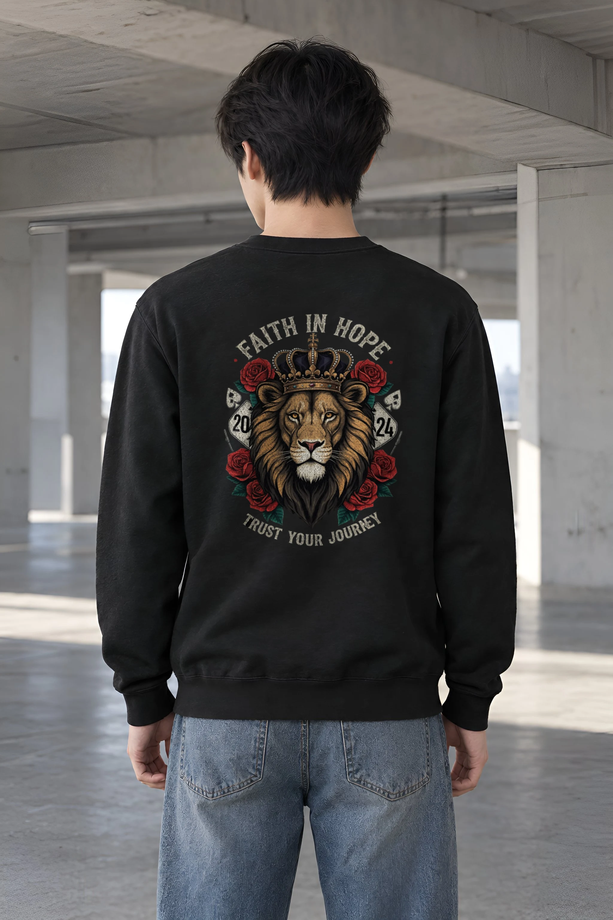 "Faith In Hope" Heavy Blend Unisex Crewneck Sweatshirt
