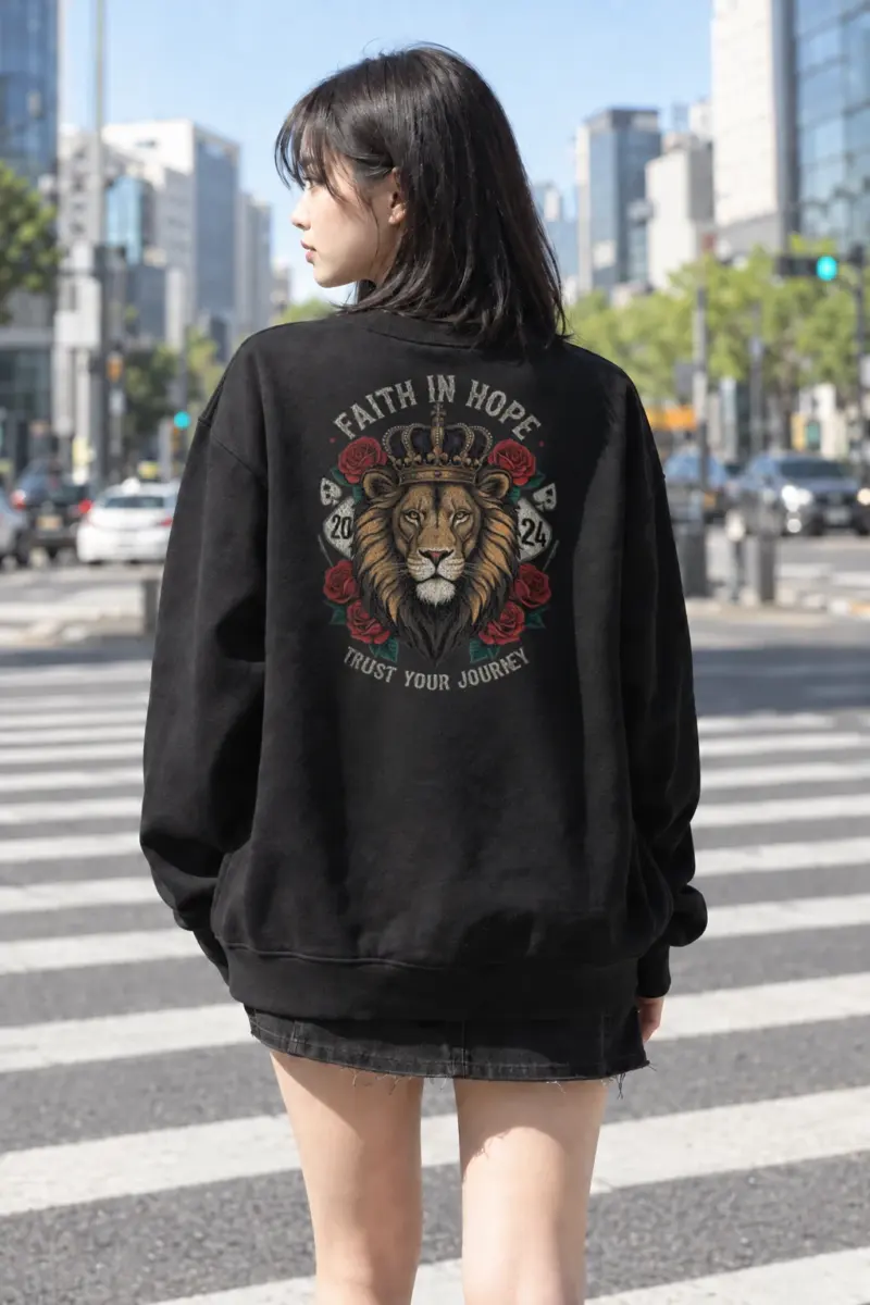 “Faith In Hope” Heavy Blend Unisex Crewneck Sweatshirt | Gildan 18000