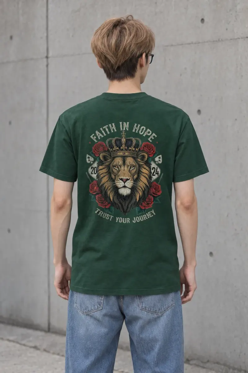 "Faith In Hope" Heavyweight Unisex Crewneck T-shirt