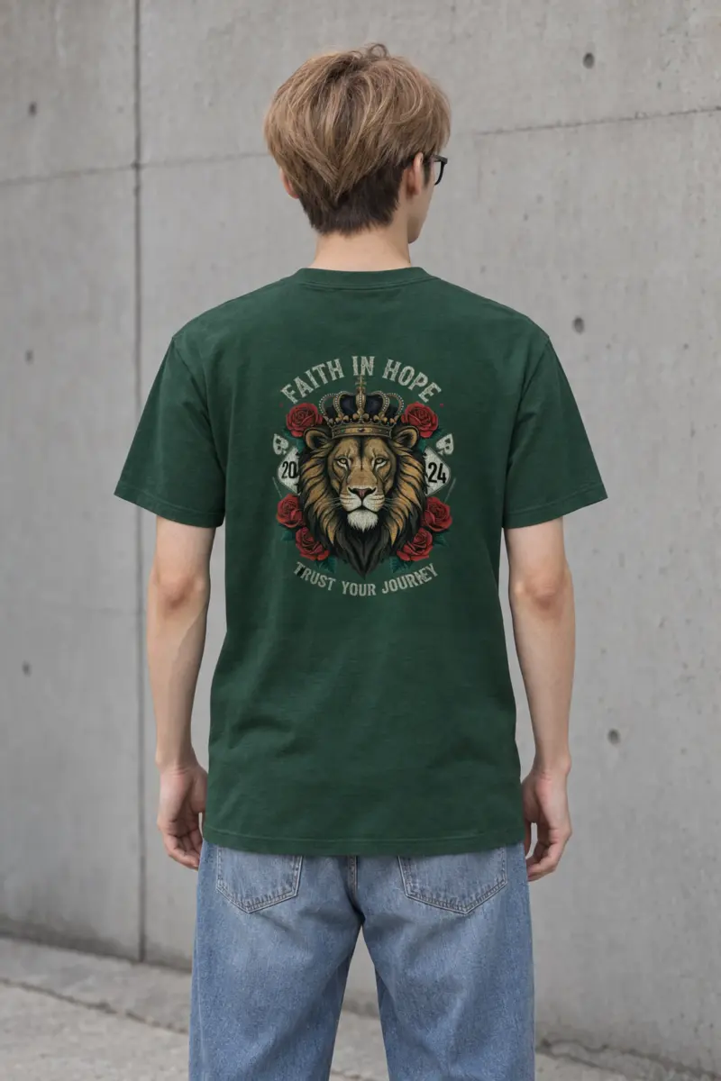"Faith In Hope" Heavyweight Unisex Crewneck T-shirt