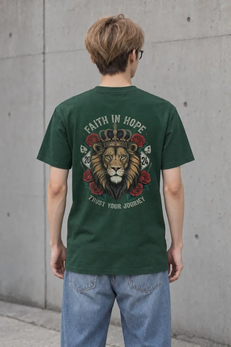 "Faith In Hope" Heavyweight Unisex Crewneck T-shirt