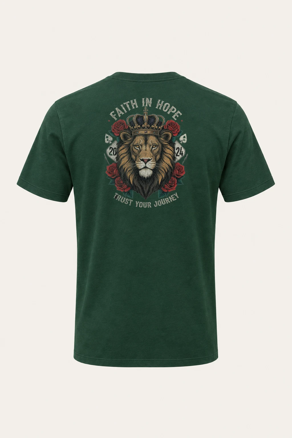 "Faith In Hope" Heavyweight Unisex Crewneck T-shirt | Gildan 5000