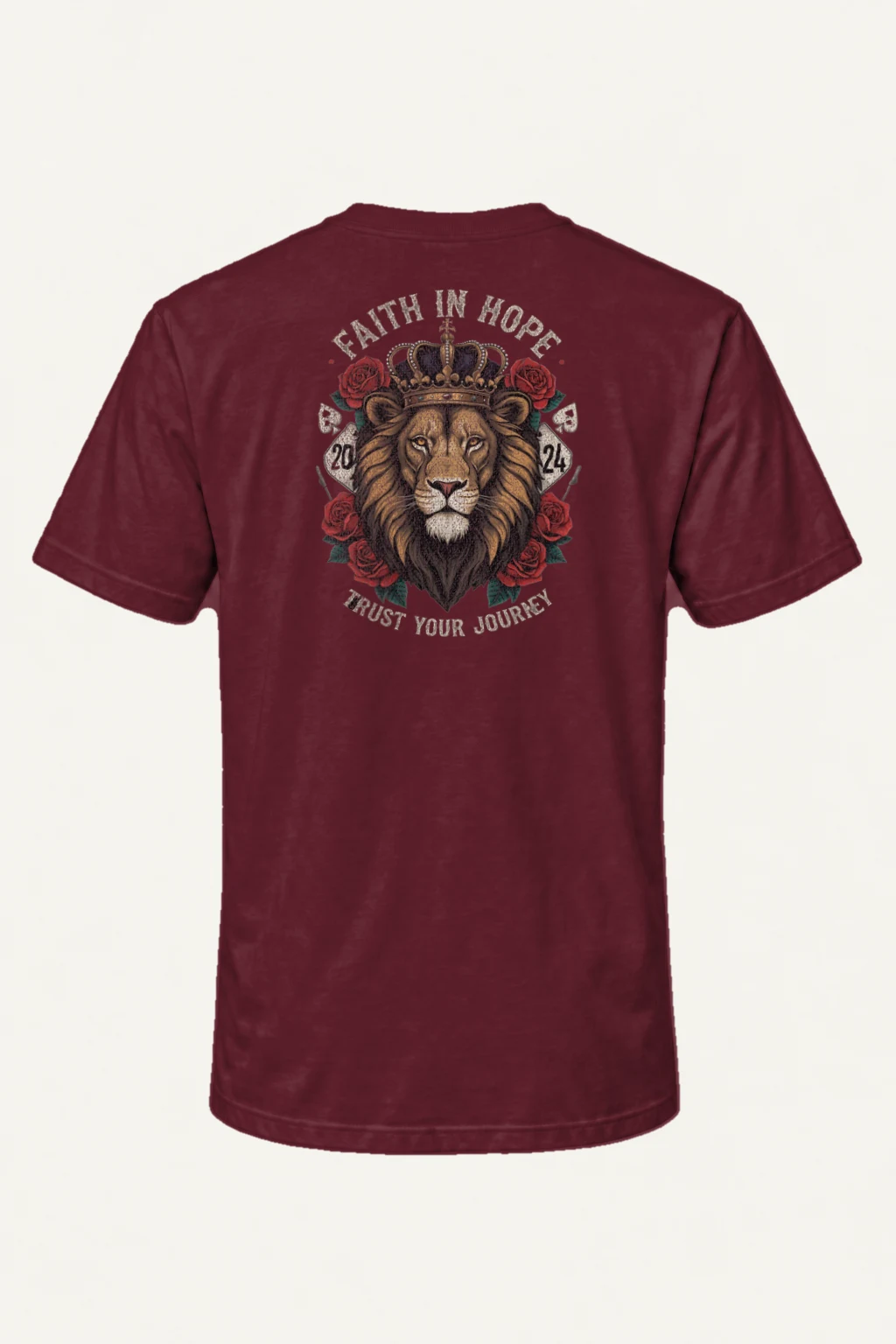 "Faith In Hope" Heavyweight Unisex Crewneck T-shirt | Gildan 5000