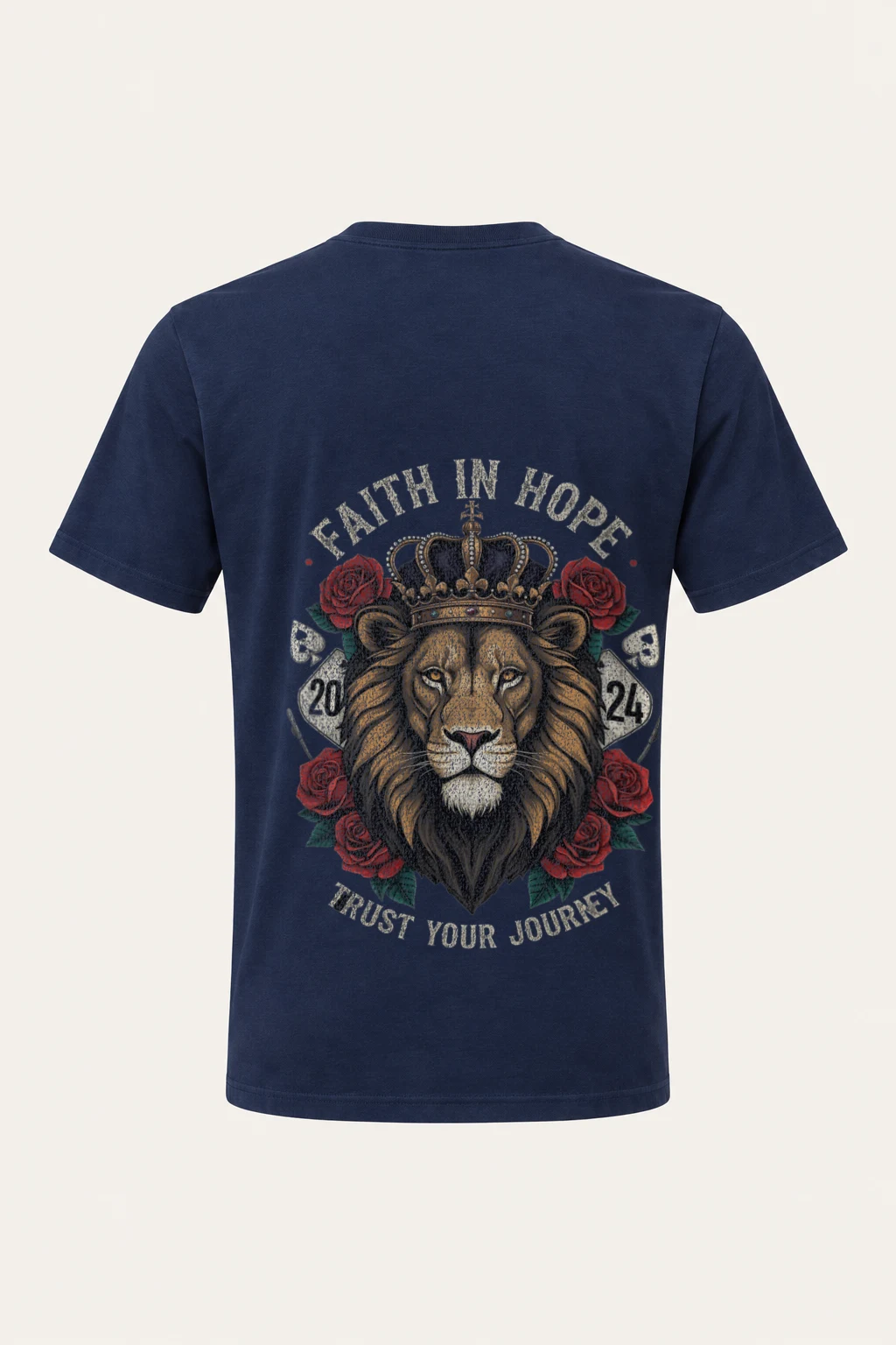 "Faith In Hope" Heavyweight Unisex Crewneck T-shirt | Gildan 5000
