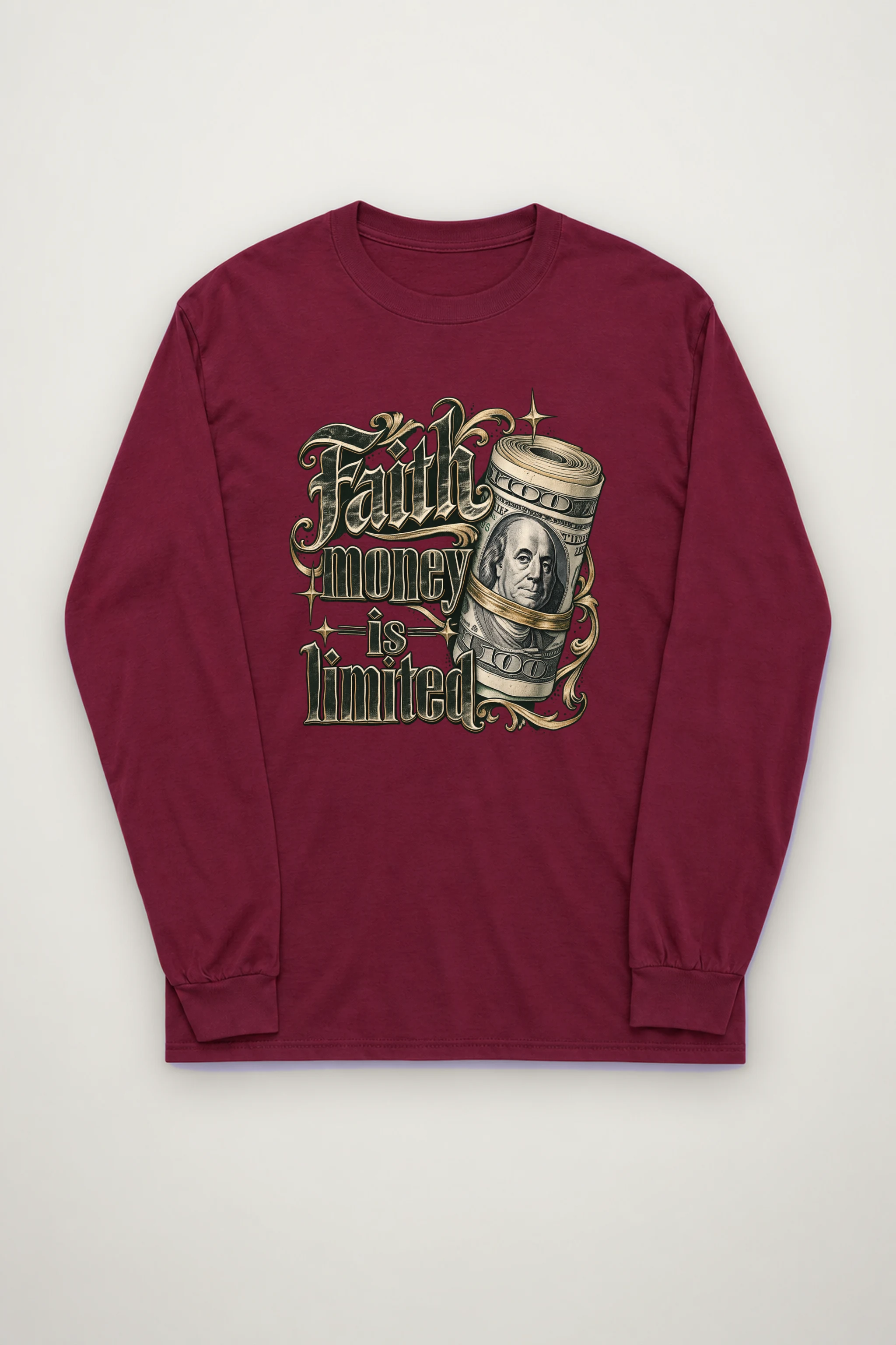 "Faith Money" Unisex Longsleeve T-shirt
