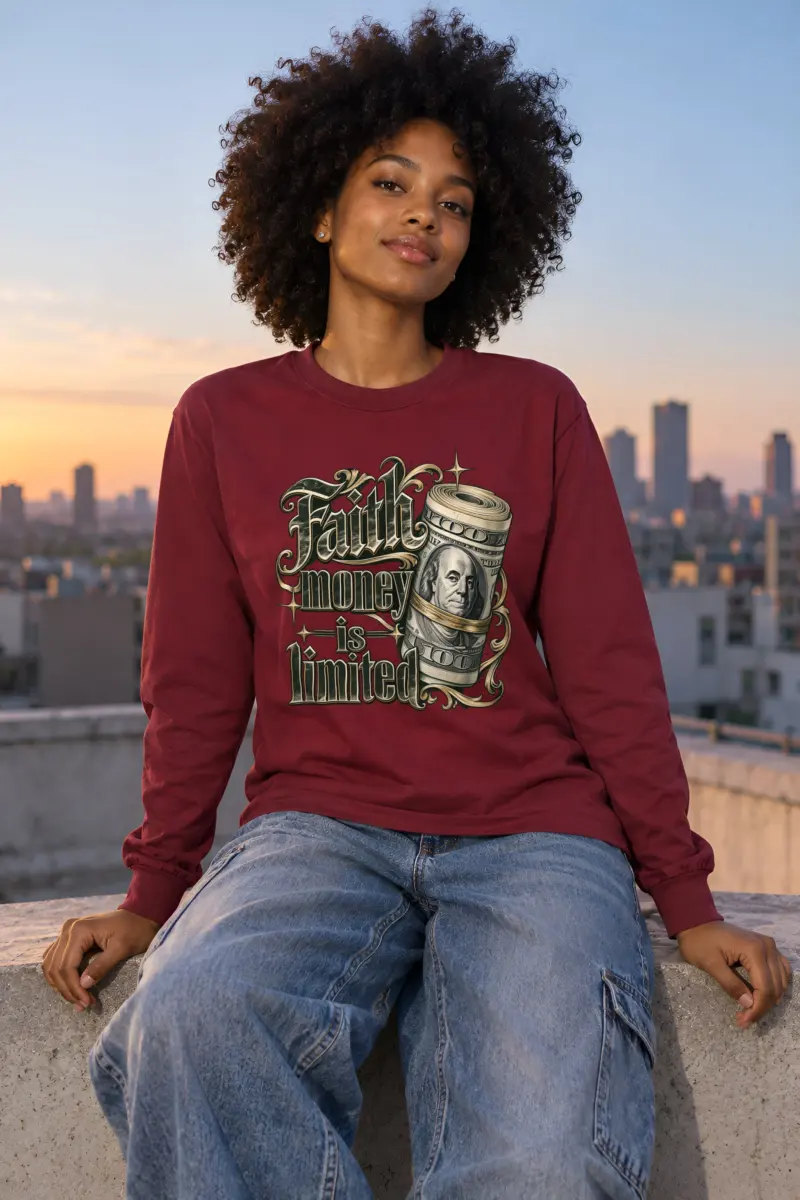 "Faith Money" Unisex Longsleeve T-shirt