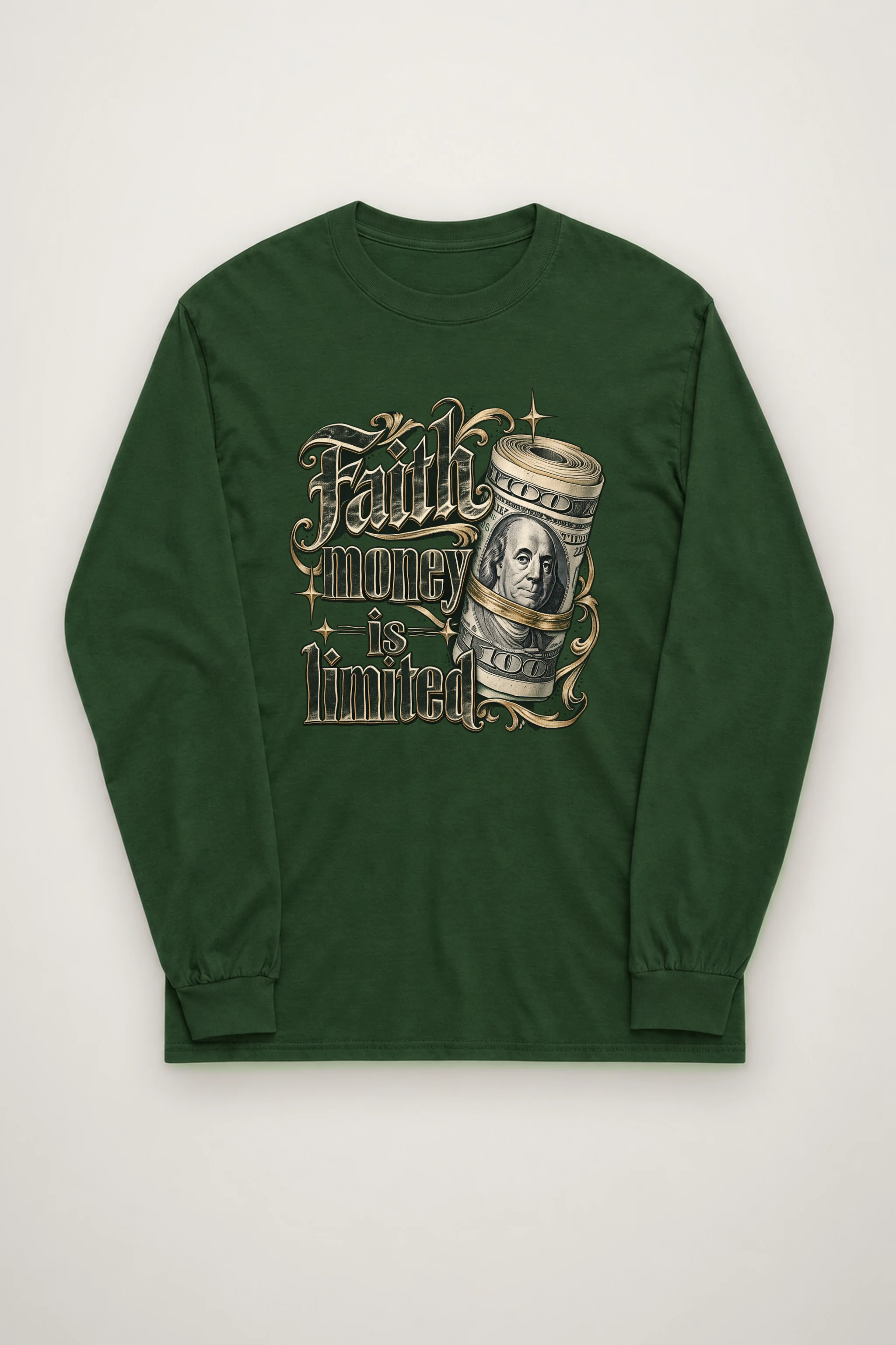 "Faith Money" Unisex Longsleeve T-shirt