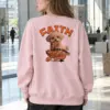 "Faith Never Fails" Heavy Blend Unisex Crewneck Sweatshirt | Gildan 18000