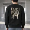 "Faith Never Fails" Heavy Blend Unisex Crewneck Sweatshirt