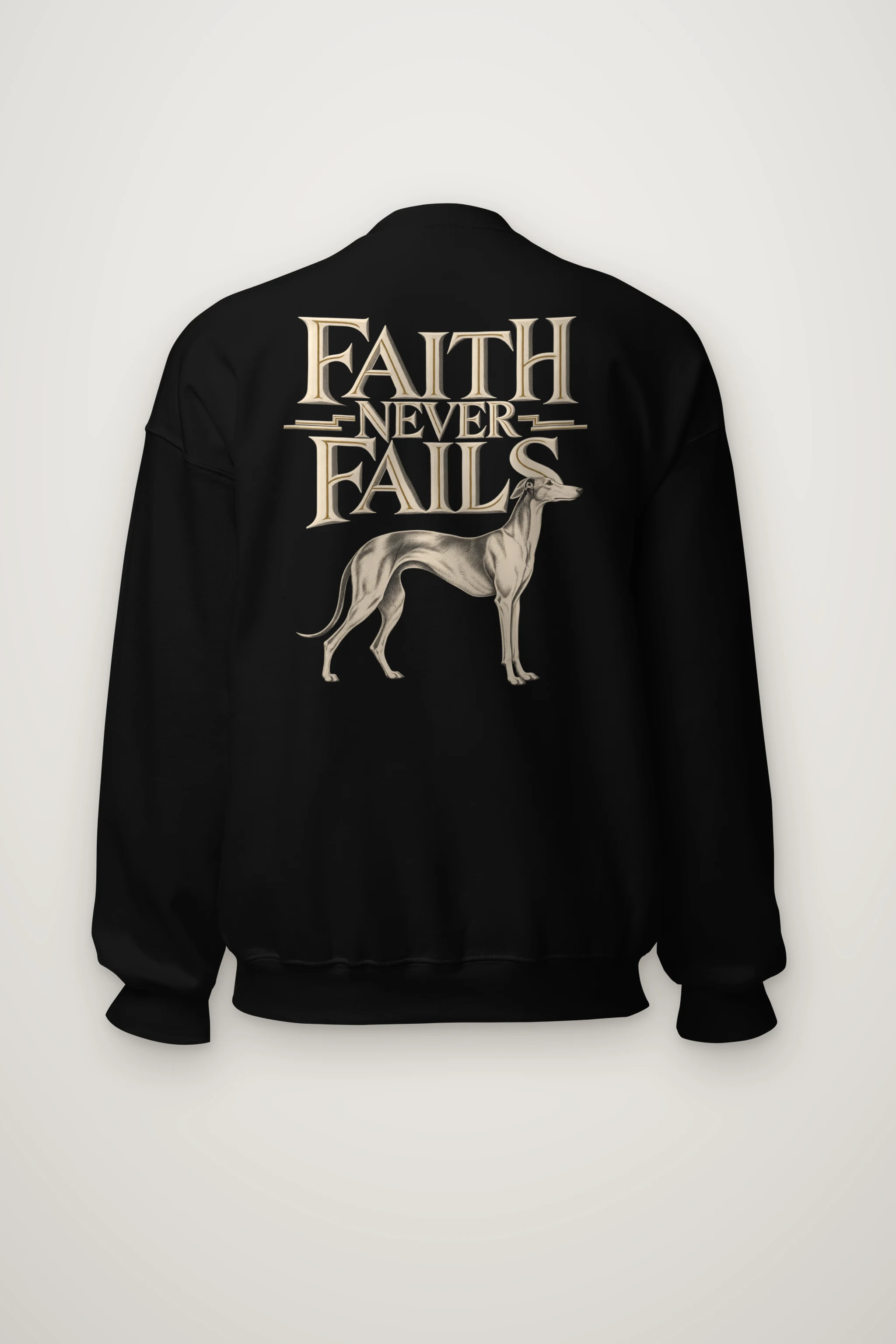 "Faith Never Fails" Heavy Blend Unisex Crewneck Sweatshirt