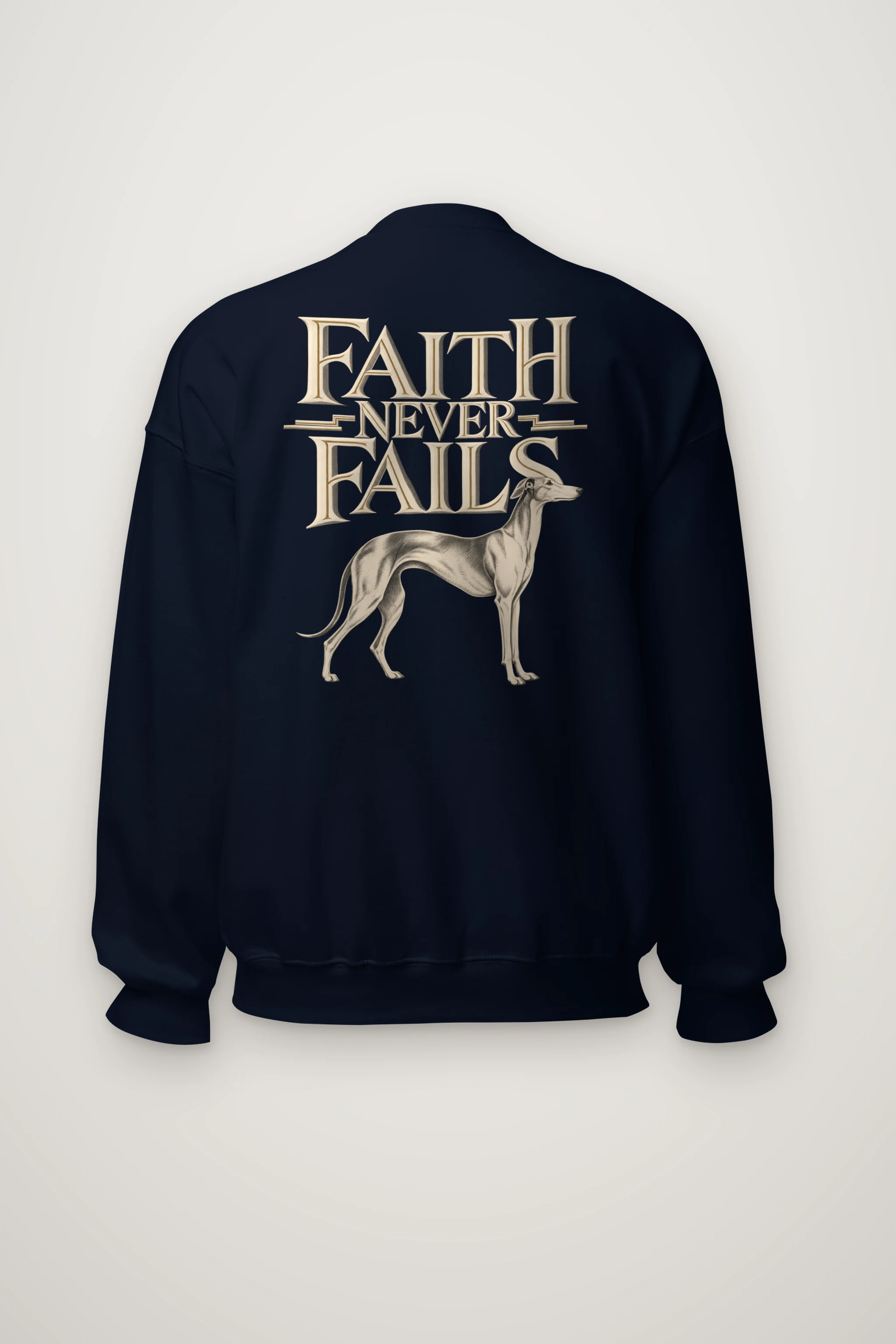 "Faith Never Fails" Heavy Blend Unisex Crewneck Sweatshirt