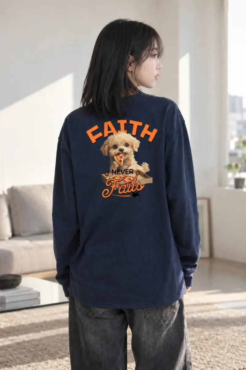 "Faith Never Fails" Unisex Longsleeve T-shirt | Gildan 2400