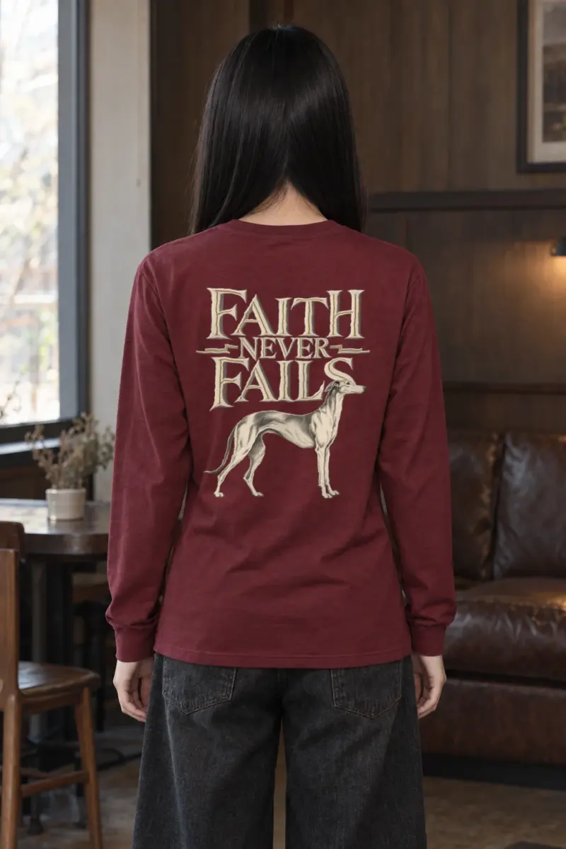 "Faith Never Fails" Unisex Longsleeve T-shirt