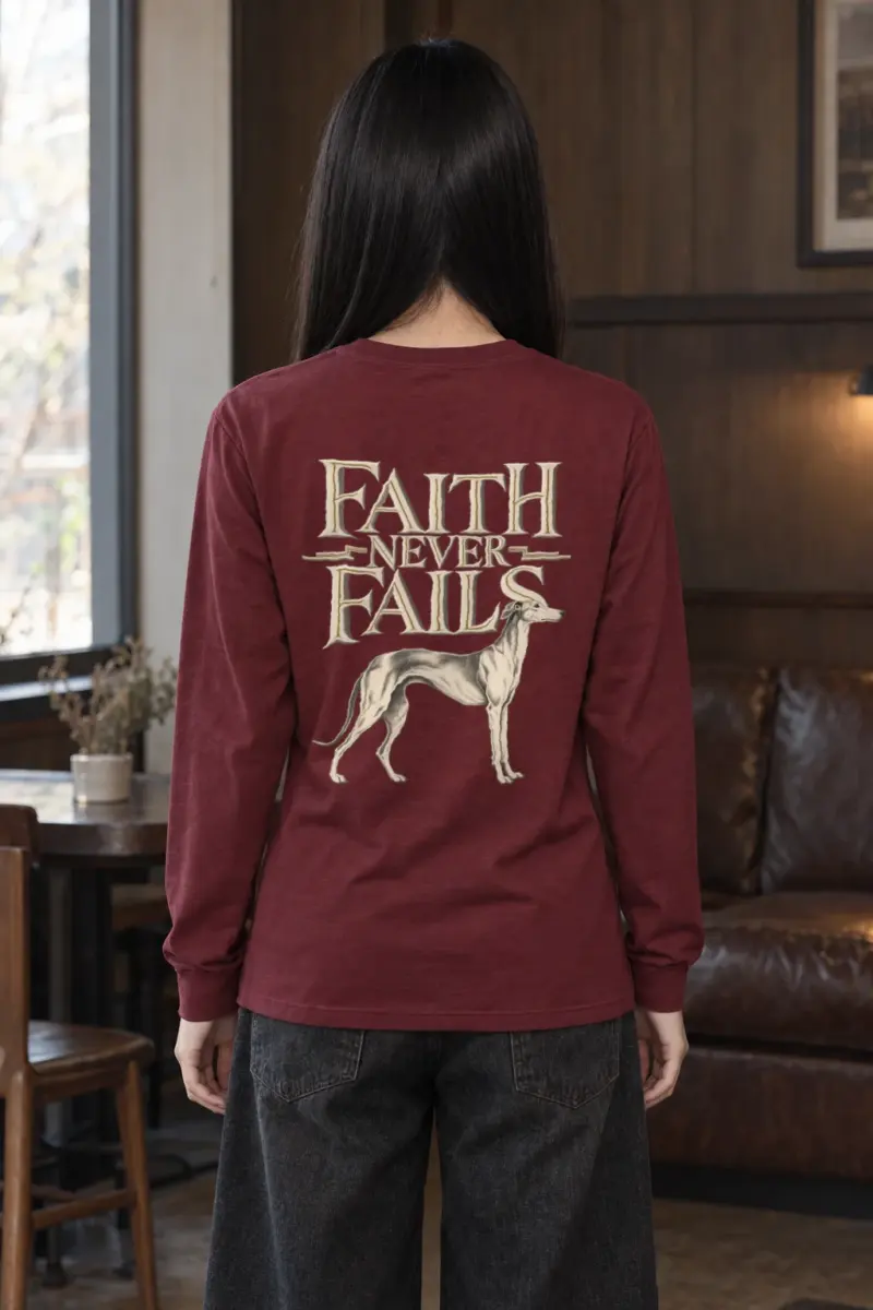 "Faith Never Fails" Unisex Longsleeve T-shirt