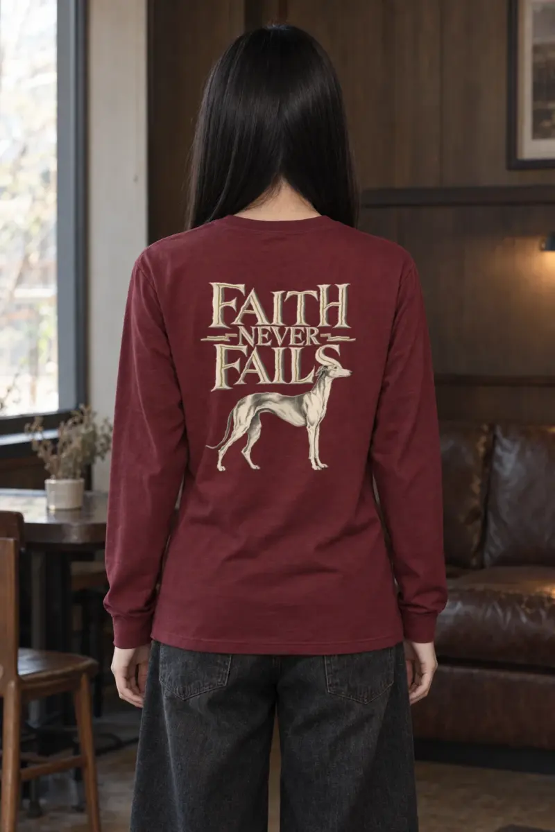 "Faith Never Fails" Unisex Longsleeve T-shirt