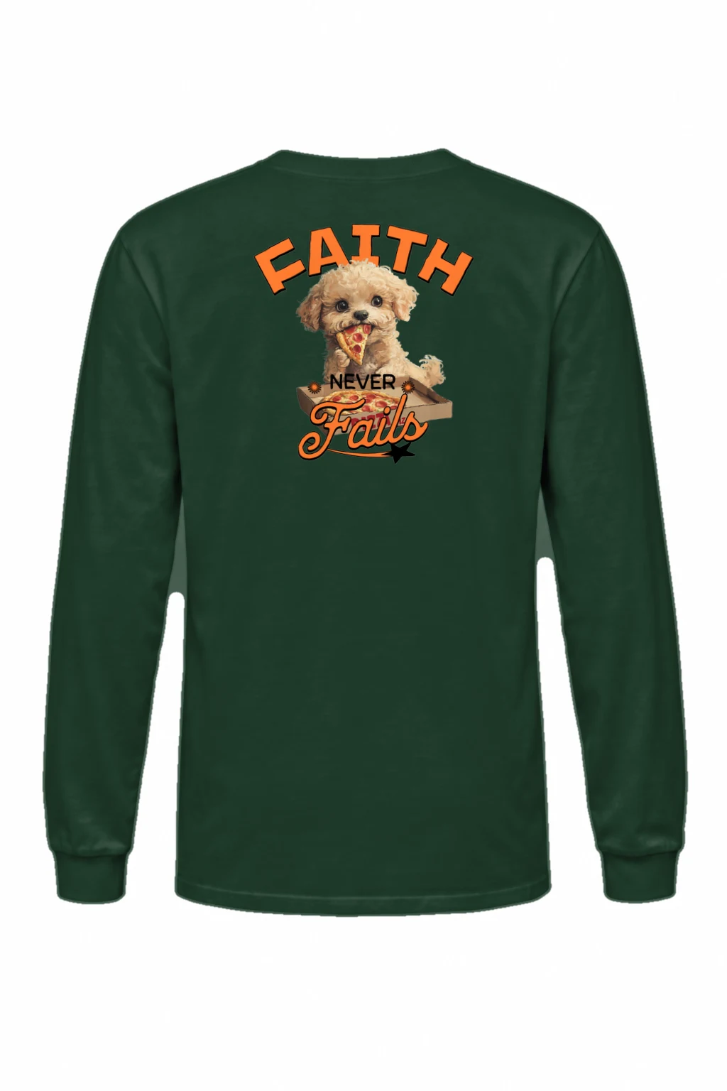 "Faith Never Fails" Unisex Longsleeve T-shirt | Gildan 2400