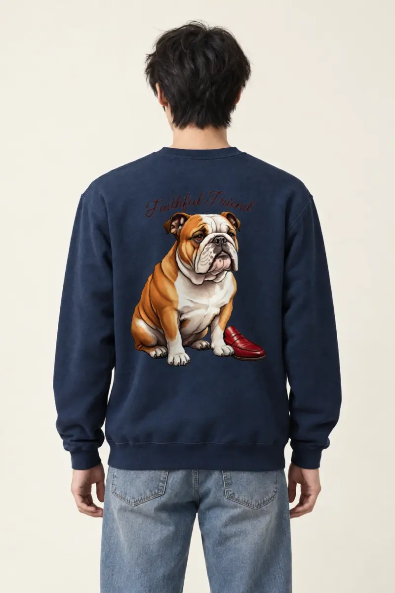 "Faithful Friend" Heavy Blend Unisex Crewneck Sweatshirt | Gildan 18000