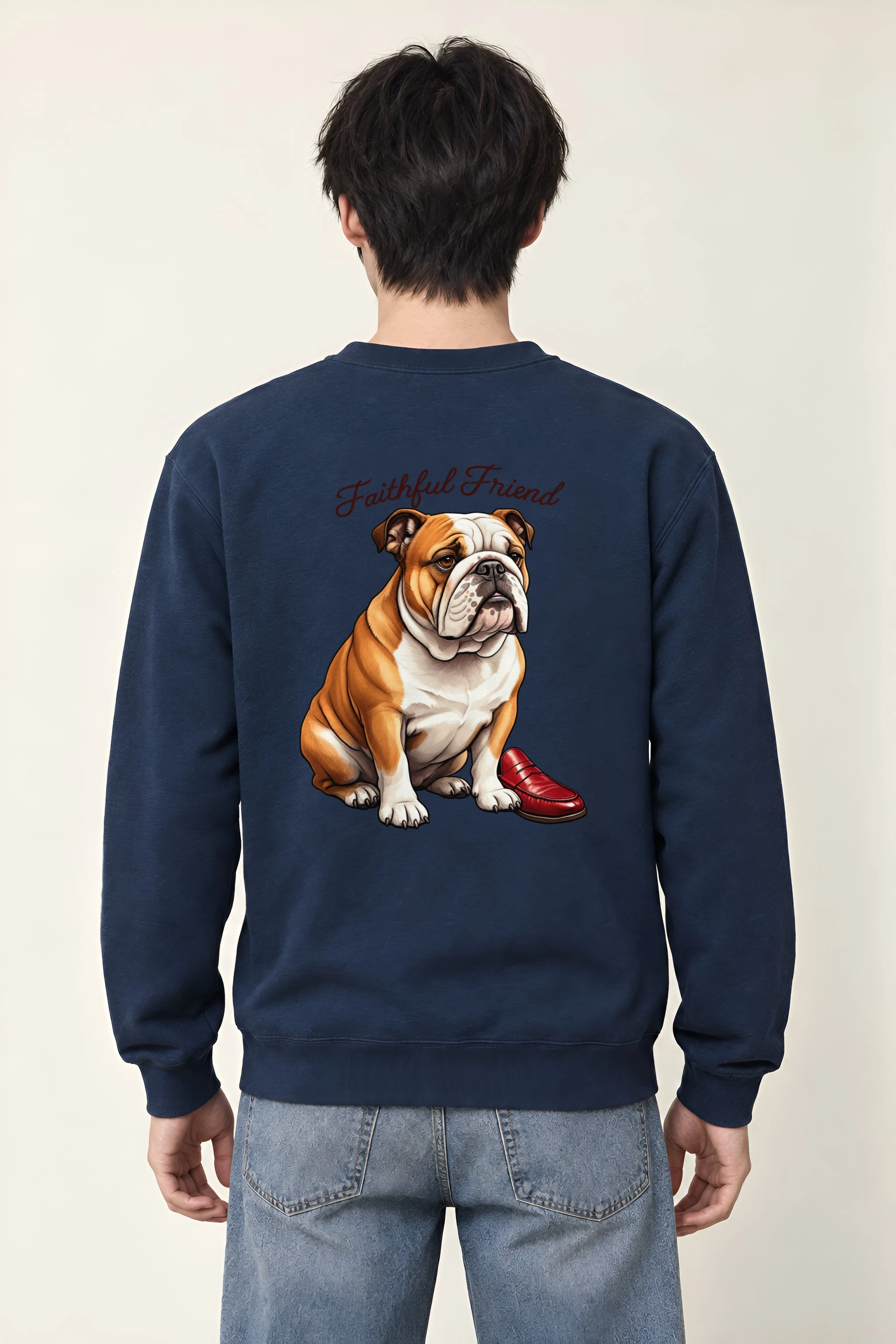 "Faithful Friend" Heavy Blend Unisex Crewneck Sweatshirt