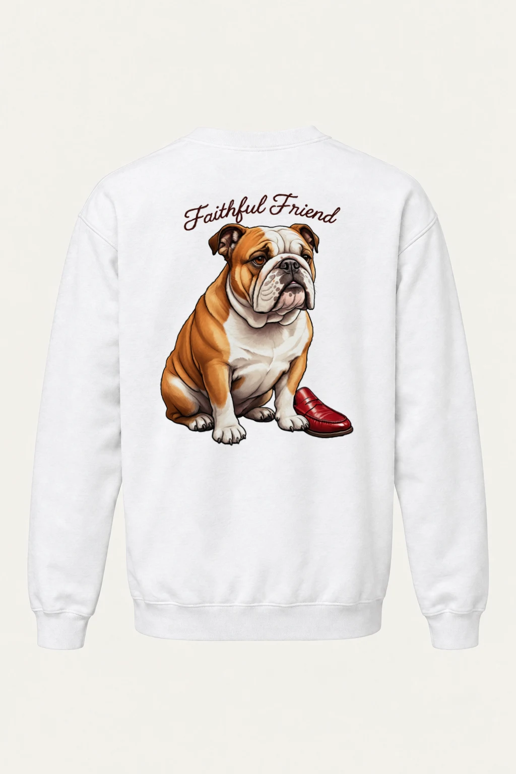 "Faithful Friend" Heavy Blend Unisex Crewneck Sweatshirt | Gildan 18000