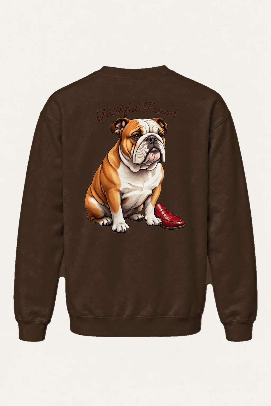 "Faithful Friend" Heavy Blend Unisex Crewneck Sweatshirt | Gildan 18000