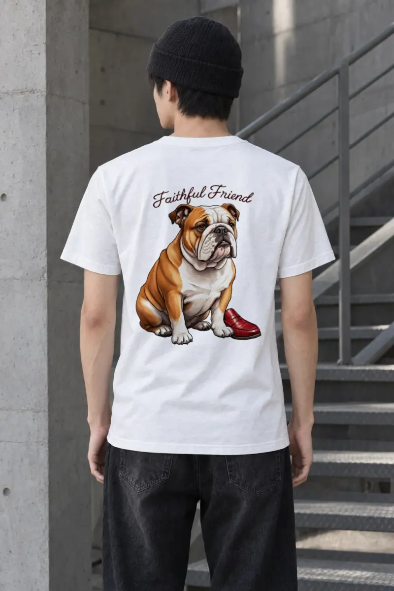 "Faithful Friend" Heavyweight Unisex Crewneck T-shirt