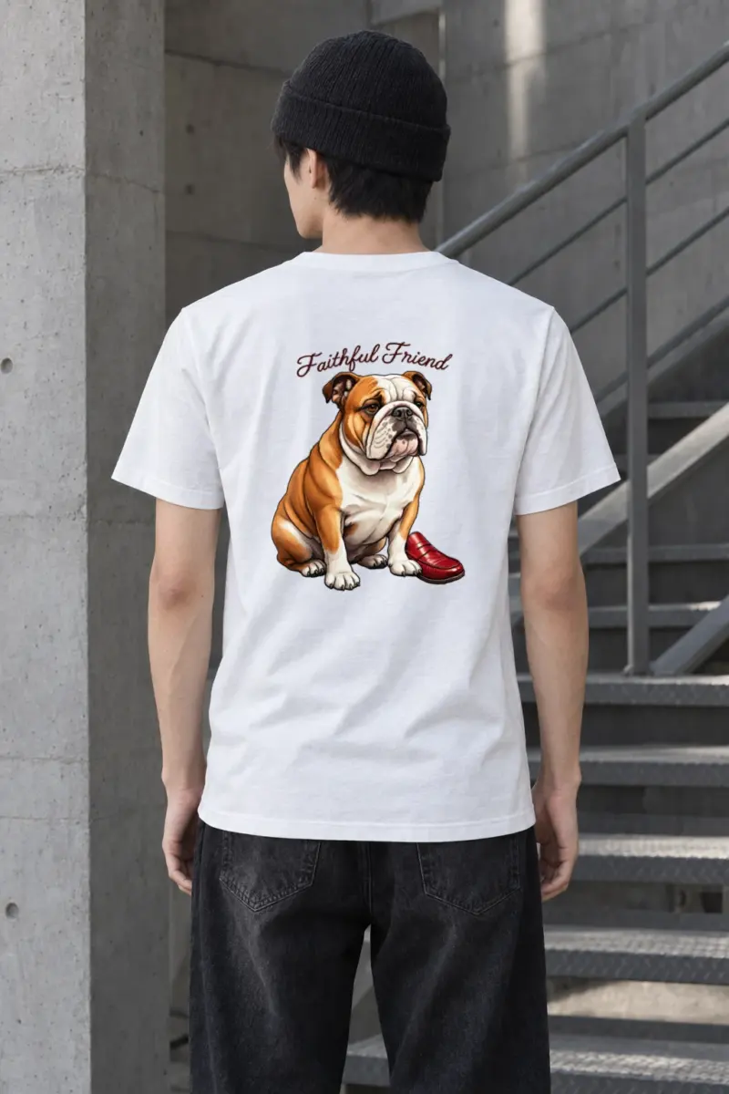 "Faithful Friend" Heavyweight Unisex Crewneck T-shirt