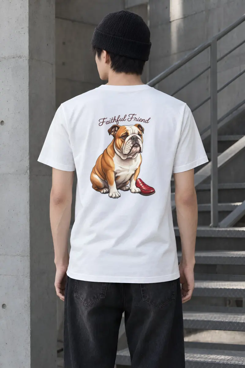"Faithful Friend" Heavyweight Unisex Crewneck T-shirt