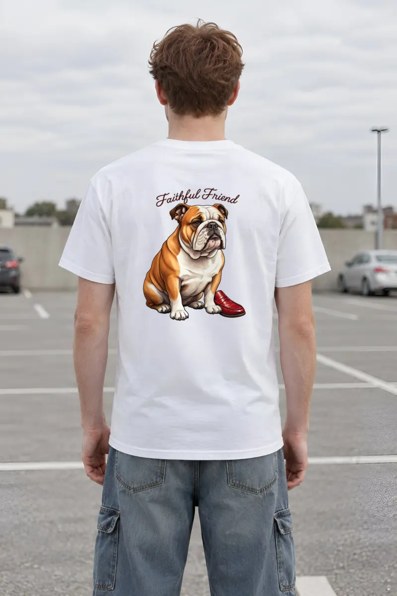 "Faithful Friend" Heavyweight Unisex Crewneck T-shirt