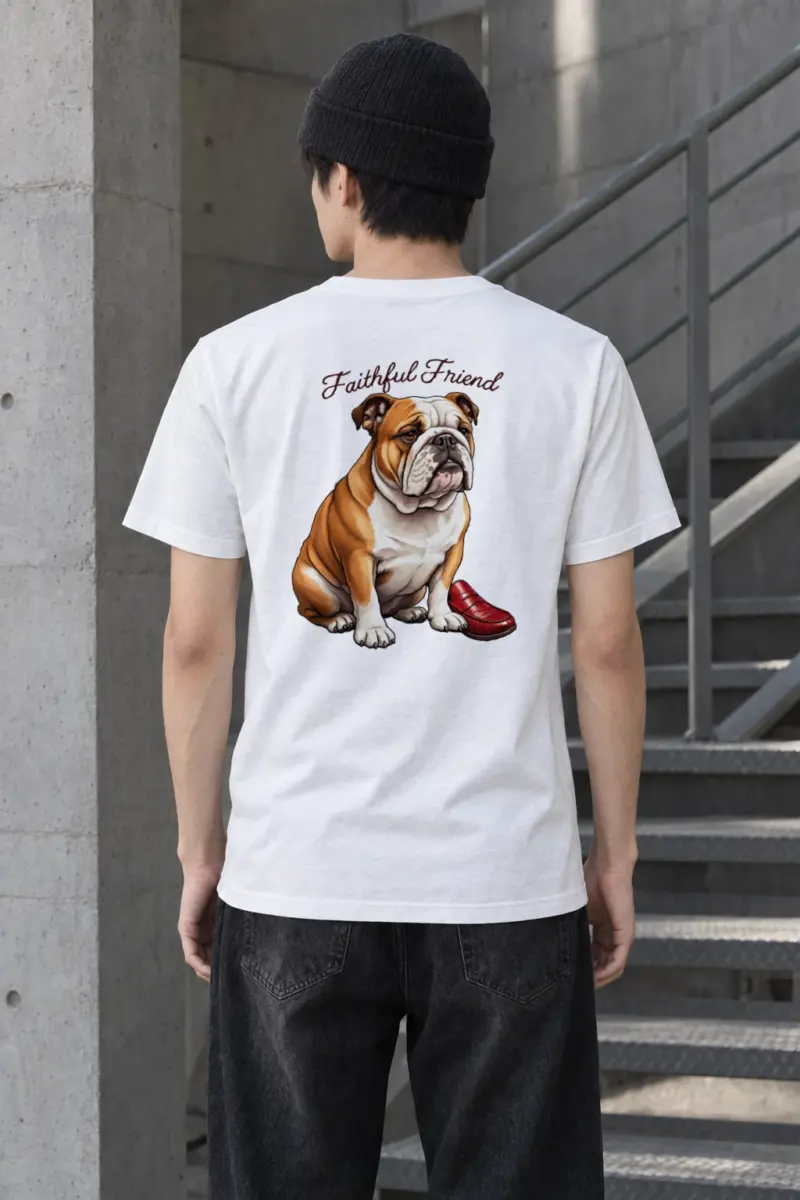 "Faithful Friend" Heavyweight Unisex Crewneck T-shirt