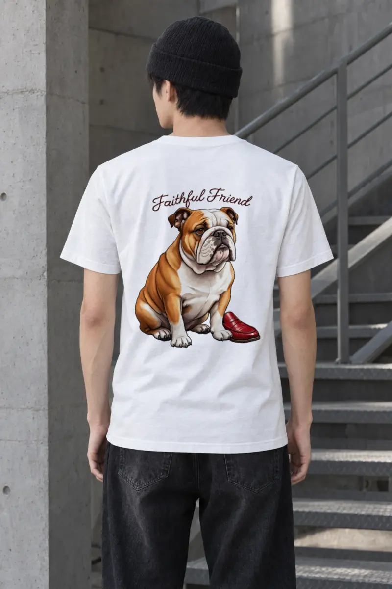 "Faithful Friend" Heavyweight Unisex Crewneck T-shirt