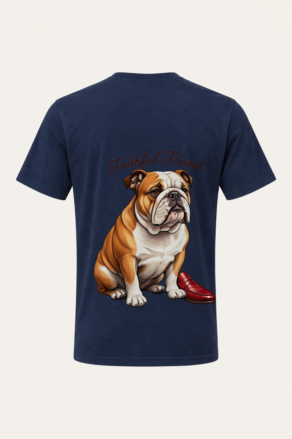 "Faithful Friend" Heavyweight Unisex Crewneck T-shirt | Gildan 5000