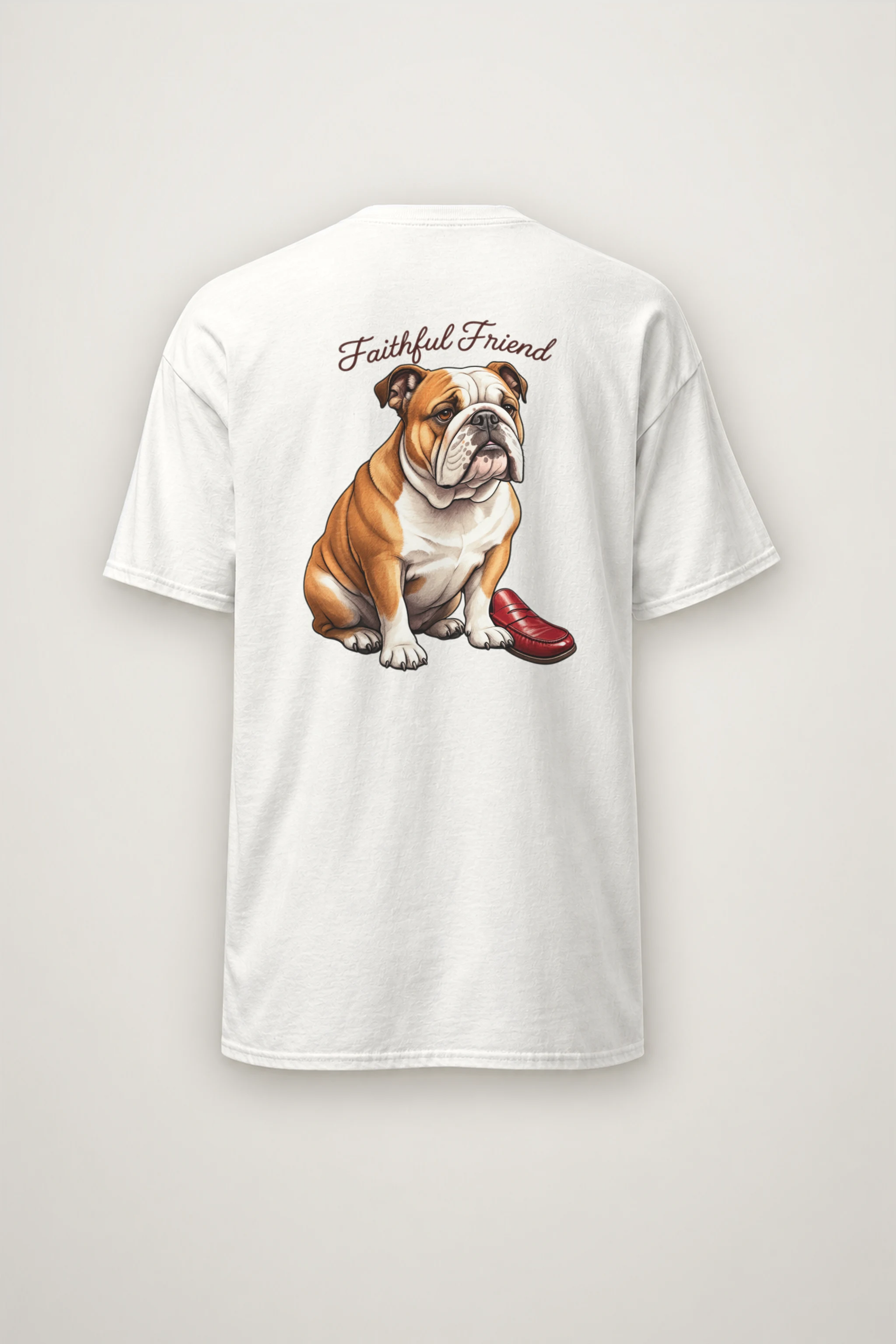 "Faithful Friend" Heavyweight Unisex Crewneck T-shirt