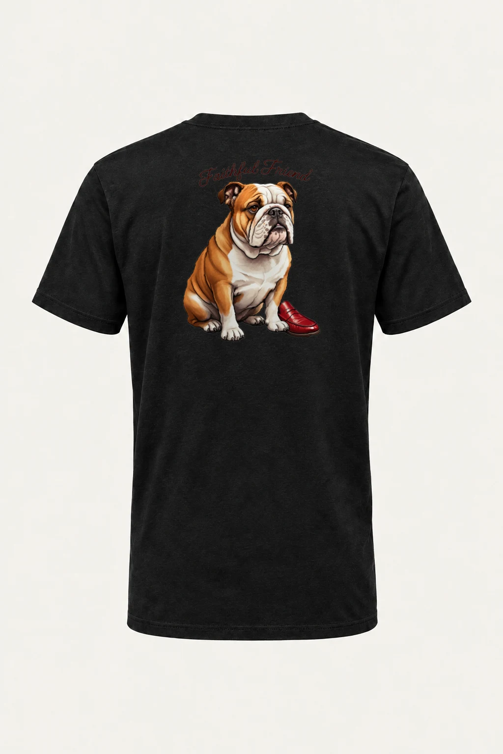 "Faithful Friend" Heavyweight Unisex Crewneck T-shirt | Gildan 5000