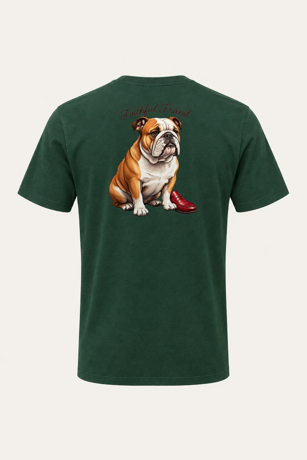 "Faithful Friend" Heavyweight Unisex Crewneck T-shirt | Gildan 5000