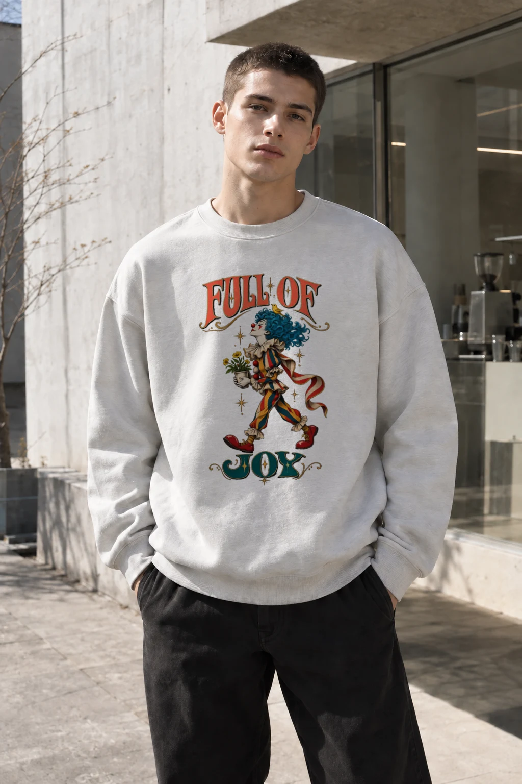 "Fall Of Joy" Heavy Blend Unisex Crewneck Sweatshirt | Gildan 18000