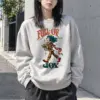 "Clown With Yellow Bird" Heavy Blend Unisex Crewneck Sweatshirt | Gildan 18000