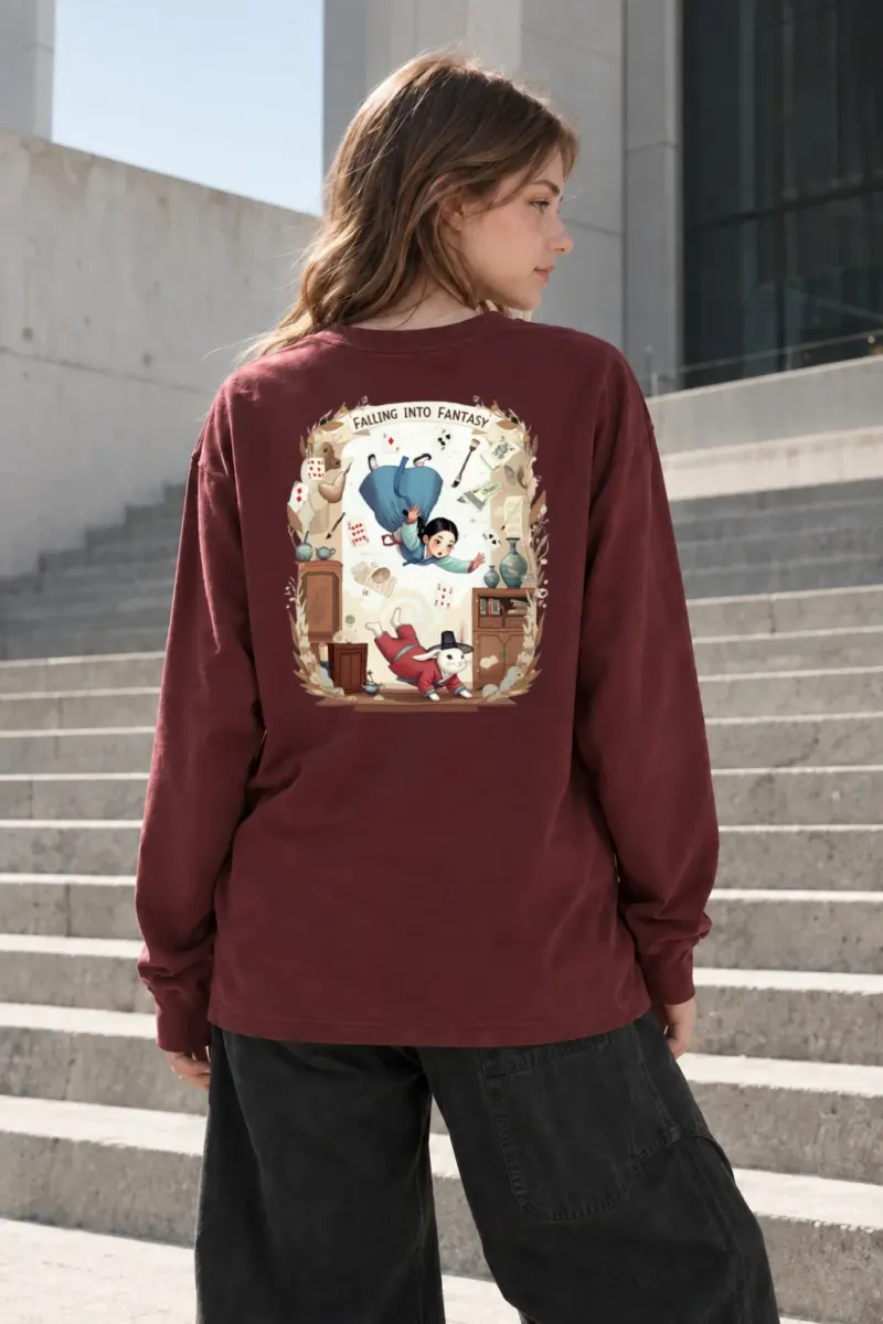 "Falling Into Fantasy" Unisex Longsleeve T-shirt | Gildan 2400