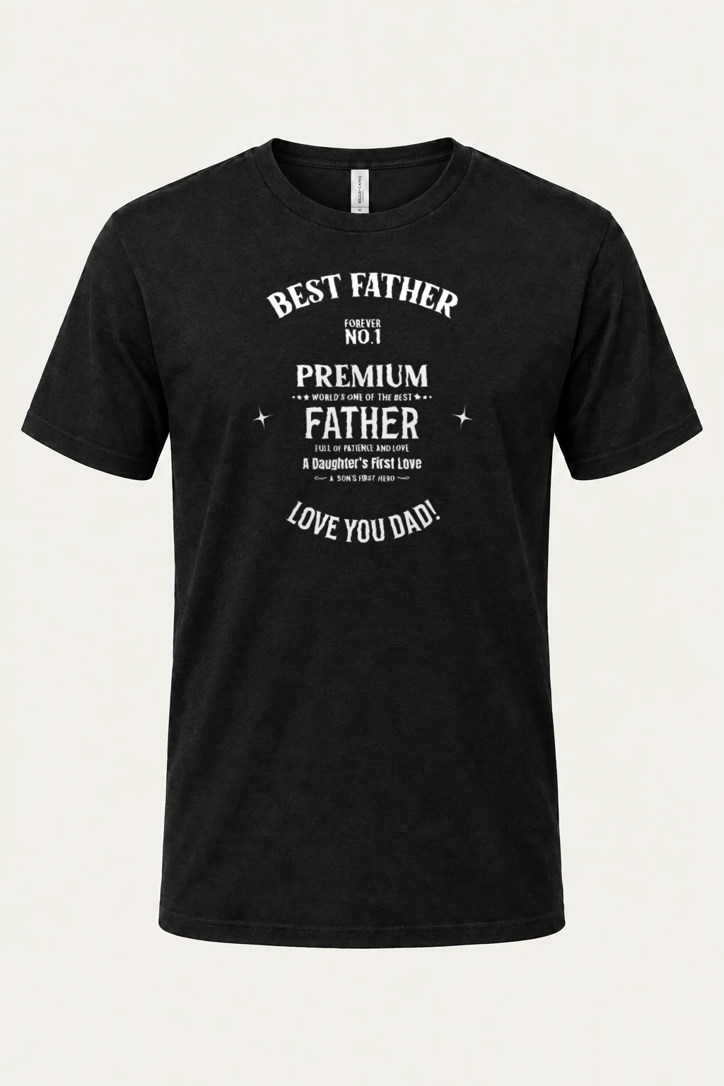 "Father’s Day 01 01" Heavyweight Unisex Crewneck T-shirt | Gildan 5000