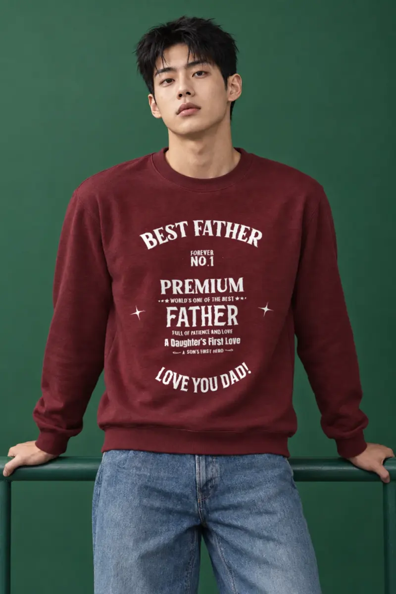 "Father's Day Tribute" Heavy Blend Unisex Crewneck Sweatshirt