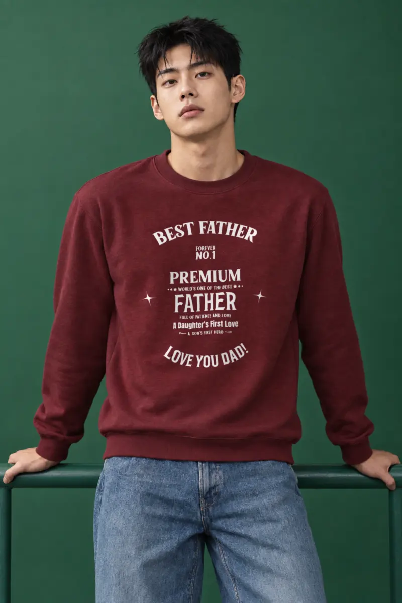 "Father's Day Tribute" Heavy Blend Unisex Crewneck Sweatshirt