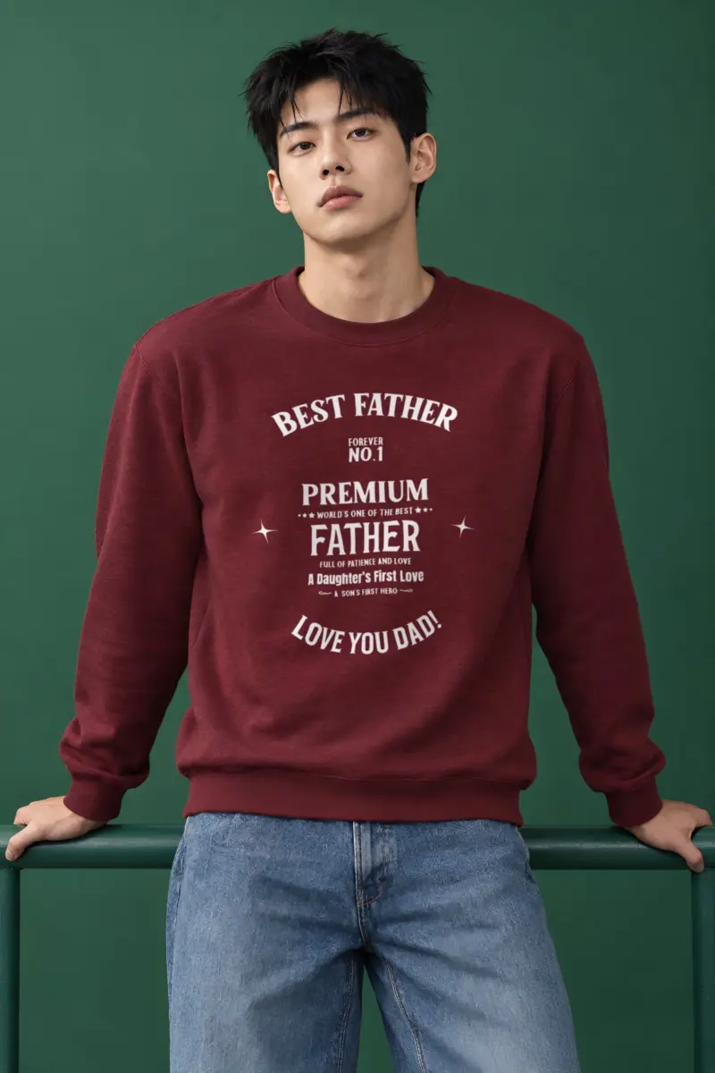 "Father's Day Tribute" Heavy Blend Unisex Crewneck Sweatshirt