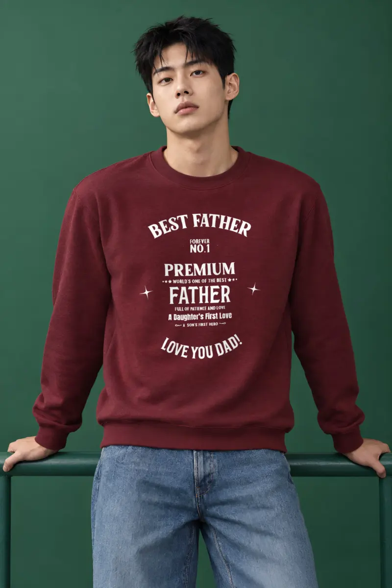 "Father's Day Tribute" Heavy Blend Unisex Crewneck Sweatshirt
