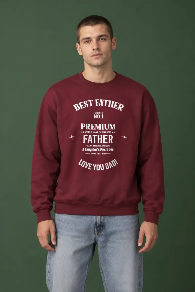 "Father's Day Tribute" Heavy Blend Unisex Crewneck Sweatshirt